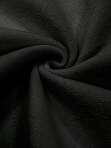 INAWLY Chaqueta con capucha con estampado de letras y forro térmico, estilo urbano para mujer - Negro - Ver 7