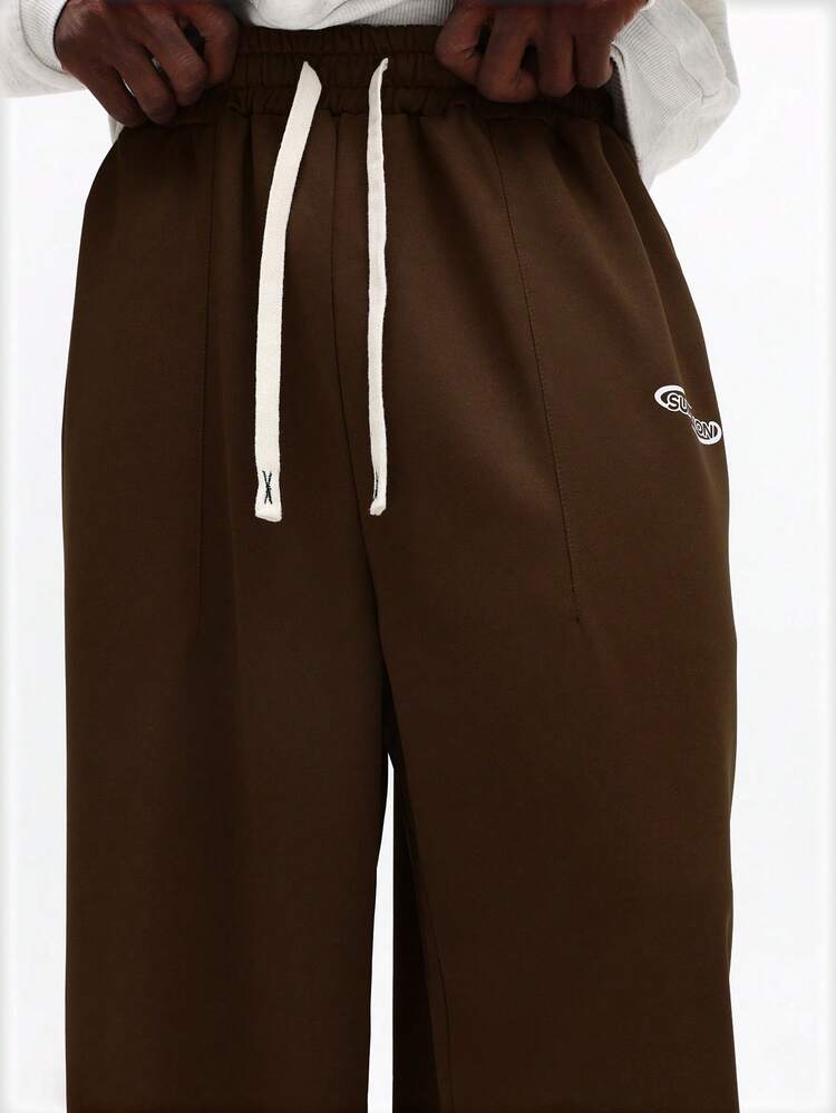 Relaxed Sweatpants With Side Stripe Detail