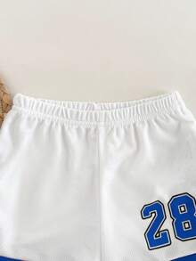 Baby Boy Casual Basketball Sports Outfit - Blue - View 3