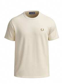 Fred Perry Men's T-Shirts Beige - Ecru - View 1