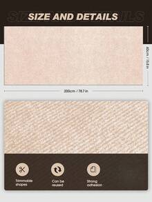 1 件试用装，随机发货，自粘式猫抓板，可修剪家具保护垫，防刮地毯垫，壁挂式沙发保护垫，猫爬架保护垫，室内猫咪游戏垫，猫抓板，沙发替代品，猫抓柱替代品 - 彩色 - 查看 45