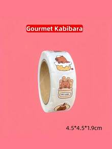 1/3/6 miếng dán hình con chuột lang nước dễ thương, chống thấm nước, 300 miếng dán có độ bám dính cao, không để lại cặn, hình minh họa động vật và thực phẩm vui nhộn cho bình nước, máy tính xách tay, sổ lưu niệm, phần thưởng khi trở lại trường, quà tặng hình dán đáng yêu - Nhiều màu - Xem 2