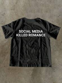 Glimmora Women's Casual Slogan Graphic Round Neck Short Sleeve T-Shirt, Summer