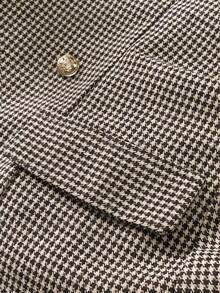 Franclia 通勤时尚百搭收腰双排扣金属纽扣西装外套，商务休闲，优雅女士西装外套，适合办公室、教师、秋季穿着