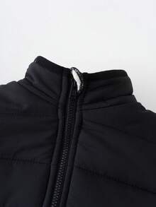 Loomiva 3pcs/Set Boys' Letter Print Soft Knit Hoodie Sweatshirt, Elastic Waist Jogger Pants And Sleeveless Vest - Multicolor - View 4