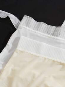 Plus Size 3pcs/Set Lightweight Breathable Bow Decor Elastic Briefs - Multicolor - View 5