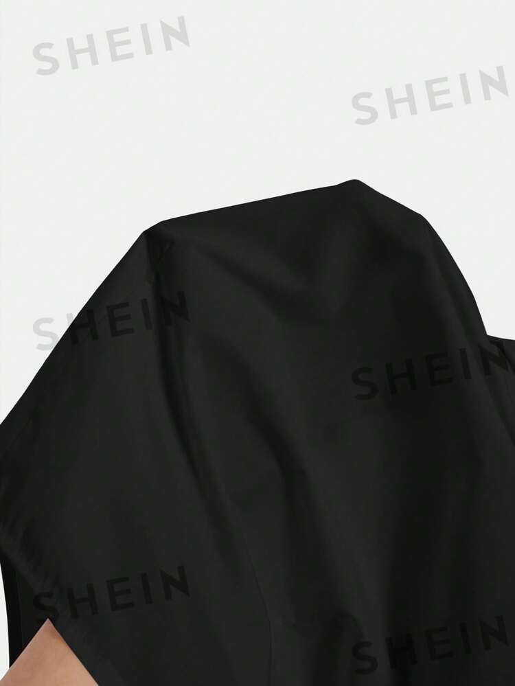 KIZN Suede Blazer With Deep V Neckline