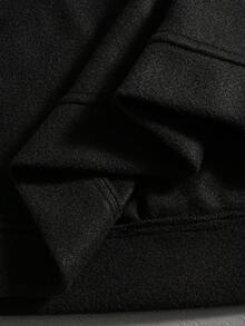 PAVTROS Men's Street Fashion Zip-Up Long Sleeve Jacket,Windbreaker/Outdoor Windbreaker,Baggy,Streetwear,Grunge - Black - View 10