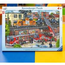 Ravensburger Fire Truck Rescue 48 Piece Jigsaw Puzzle Age 4 Years+ 5093