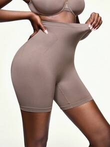 SHAPORA 1pc Women's Seamless High Waist Slimming Shaping Briefs, Simple & Comfortable