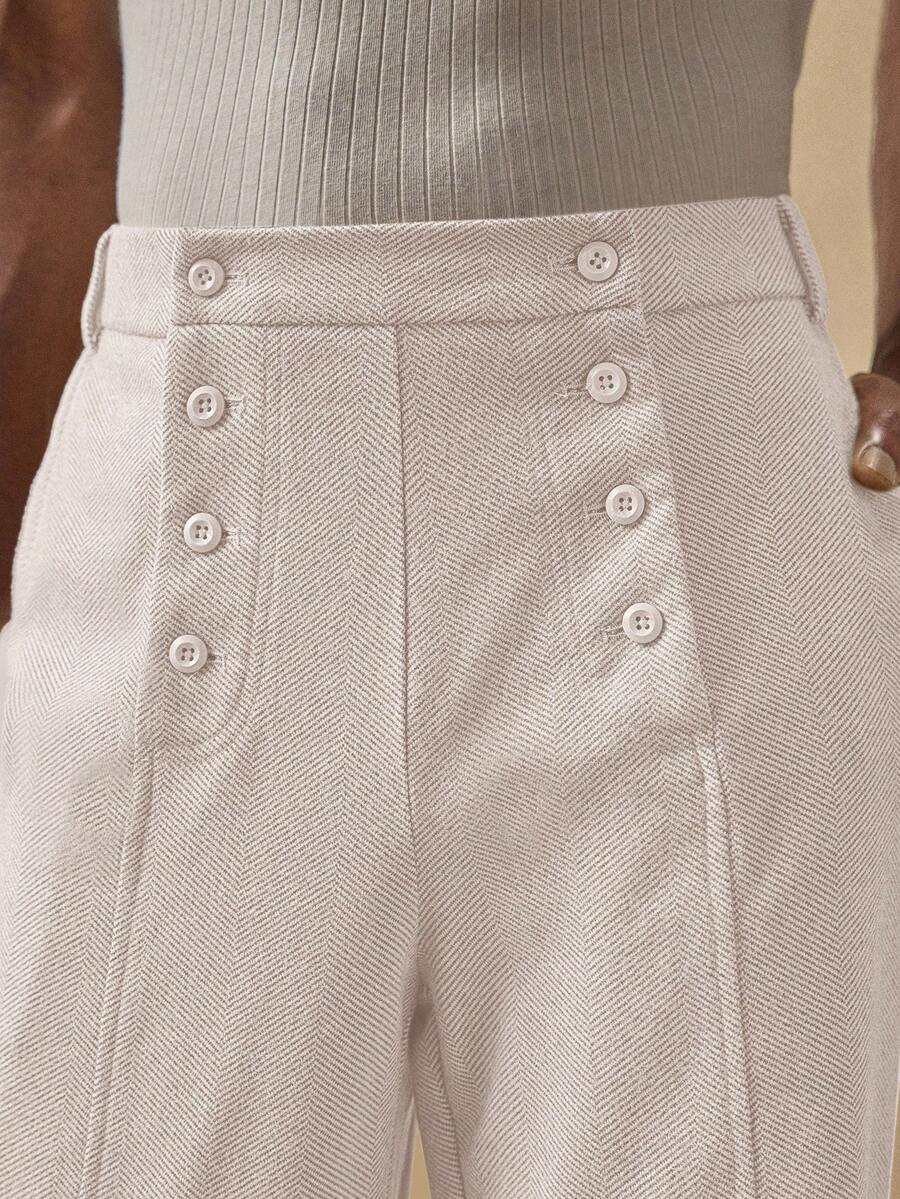 AKNOTIC Men's Woven Casual Loose Straight Leg Solid Color Pants