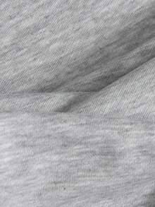 SHEIN Tween Girl Casual Drawstring Waist Loose Fit Printed Sweatpants, Back-To-School, Basics, Versatile Daily Wear