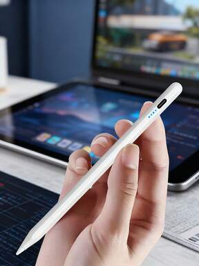 JMMO 1PC Universal Capacitive Touch Pen, Compatible With Apple Pencil 1/2 - Palm Rejection, Multi-Band Magnetic Attachment, Suitable For IPad, Android Tablets And Phones