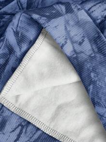 PAVTROS 男士保暖内衬街头时尚INS户外探险连帽衫和裤子套装，适合户外露营、日常穿着，可作为男友/老公礼物、周年纪念礼物，冬季套装 - 藍色 - 查看 4