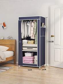 Closet Organizer With Multiple Shelves Large Capacity Storage Cabinet Spacious Hanging Space Sturdy Frame Easy Assembly Space Saving Solution For Bedroom Home Use