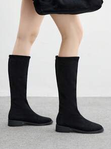 CUCCOO BIZCHIC 女士休闲粗跟高筒靴，百搭日常穿着