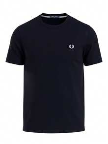 Fred Perry Men's T-Shirts Navy Blue - Darkest Navy - View 1