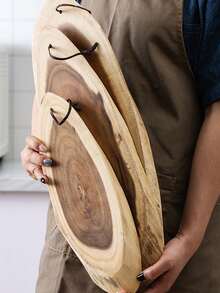 Cirelle 1 Thớt gỗ keo – Phong cách sang trọng nhẹ nhàng, hình chữ nhật bất đối xứng, dùng cho gia đình, khách sạn, nhà hàng, nhà bếp | Đồ dùng thiết yếu cho gia đình - Nhiều màu - Xem 6