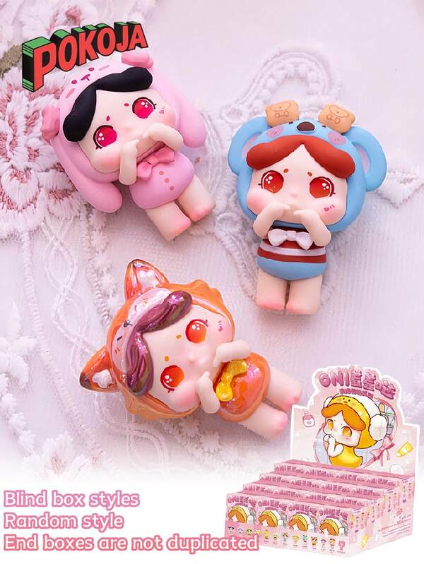 Blind Boxes, Dopamine Color Design, Vibrant Expression Design, Unique Blind Box Dolls, Halloween/Christmas Gifts,Non-Plush Filling Blind Box