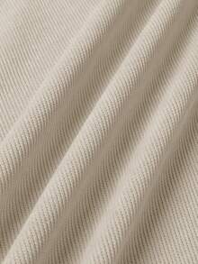 Calvornis 男士休闲通勤双排扣长袖夹克，秋季款 - 杏色 - 查看 4