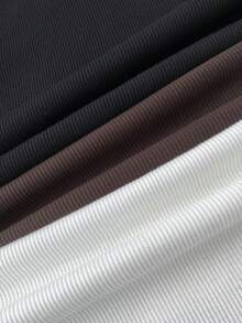 SHEIN 3pcs/Set Teen Girls Solid Color Turtleneck Long Sleeve T-Shirts