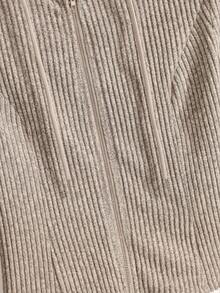 Airaco Set 2 buc. Plus Size pentru femei, culoare solidă, cu glugă, mânecă lungă, top și pantaloni