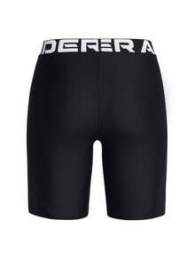 Under Armour HeatGear Women's Shorts Black - Black/White-001 - View 2