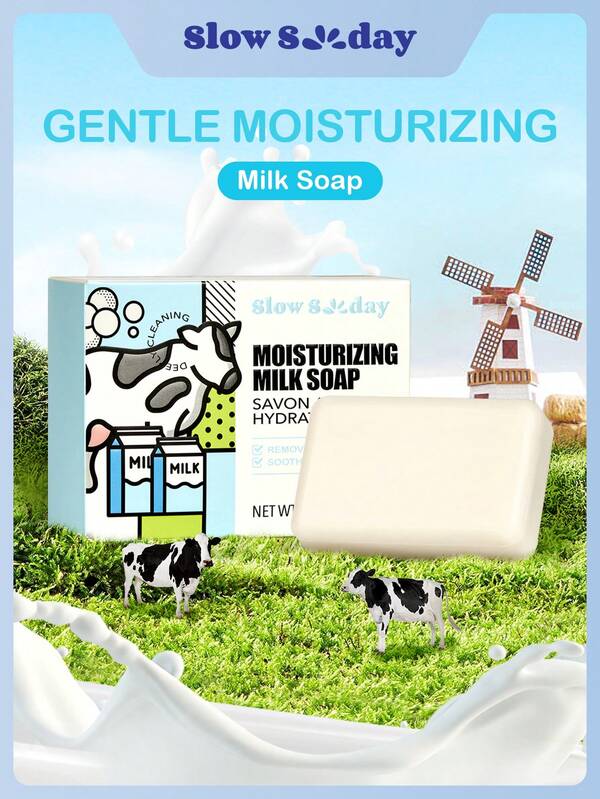 SlowSunday Ginger Soap Bar For Face And Body - Natural Skin Cleanser For Dark Spots, Acne, And Intimate Areas - Reduces Blemishes And Promotes Healthy Skin