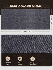 1 件试用装，随机发货，自粘式猫抓板，可修剪家具保护垫，防刮地毯垫，壁挂式沙发保护垫，猫爬架保护垫，室内猫咪游戏垫，猫抓板，沙发替代品，猫抓柱替代品 - 彩色 - 查看 19