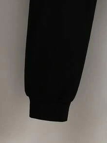 青少年男孩两件套休闲长袖套装 - 灰色 - 查看 4