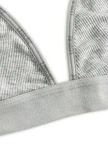 Ocili 3件套女士深V领休闲图案无钢圈文胸 - 彩色 - 查看 10