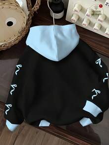 Slaydiva 女士秋装/女士冬装/Y2K风格服装/街头服饰/返校季/休闲街头风/嘻哈风/女士休闲街头印花卫衣/NO.07蝴蝶结图案 - 彩色 - 查看 2