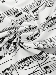 ROMWE J-Fashion Y2K 性感迷彩迷你泡泡袖露肩连衣裙 - 軍綠色 - 查看 4