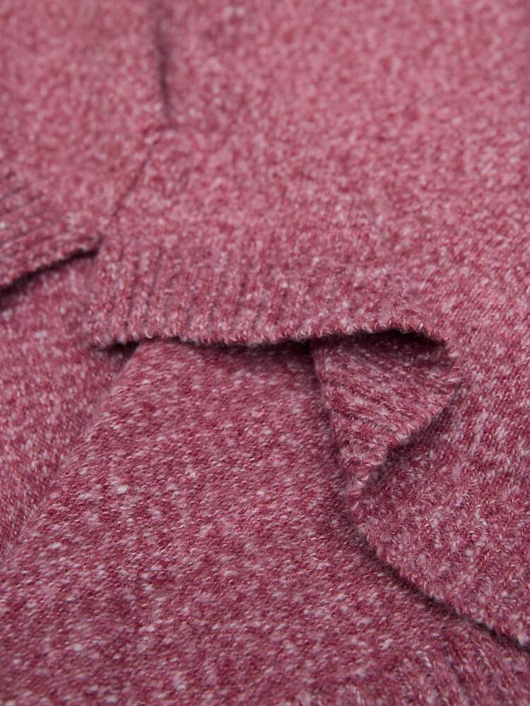 Chaleco de punto de cuello alto informal de talla grande, blusas modestas de túnica de talla grande para mujeres, suéter para mujeres, Acción de Gracias, Acción de Gracias para mujeres, para Año Nuevo Navidad Elegante Invierno para mujeres Acogedor Otoño e Invierno