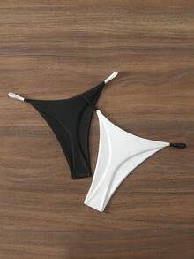 Swim Basics Minimalist Bikini Bottom For Beach Vacation