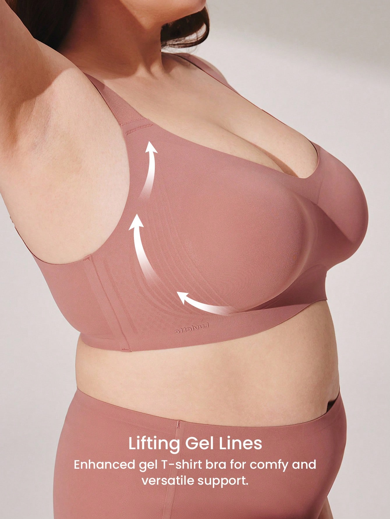 Plus Dream Curve 2ndSkin Sutiã Sem Fio de Cobertura Total com Suporte Lateral Sem Costura para Descanso, Sutiã Bralette, Sutiã Sem Marca, Roupa Íntima para Exercícios, Esportes, Básica, Tamanho Livre, Sutiã Liberdade