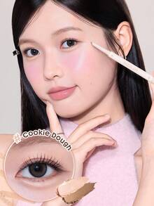 SHEGLAM Lumi-Eye Aegyo-Sal Pen Duo-Cookie Dough Brand Beauty Makeup Face Paint Cosmetic For Women Girls Perfect For Fall Winter Ideal For Y2K Fancy Fashion Suitable For Birthday Christmas Present Party Ready Best Color