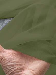 SHEIN Clasi Casual White Sheer Blouse With Bow Accent