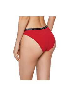 Tommy Hilfiger Women Briefs - White and Red and Black - View 3
