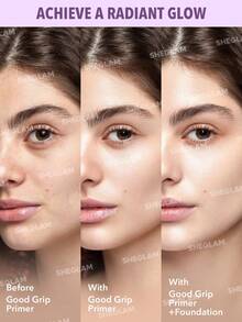 SHEGLAM Good Grip Hydrating Primer-Blueberry + Aha Oil Control Moisturizing Blueberry Primer Gel Smooth Fine Lines Oil And Silicone-Free Face Primer Brand Beauty Makeup Face Paint Cosmetic For Women Girls Perfect For Fall Winter Ideal For Y2K Fancy Fashion Suitable For Birthday Christmas Present Party Ready Best Color