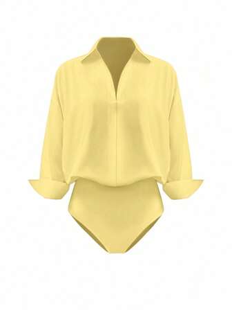 Cévolie 休闲百搭纯色紧身衣