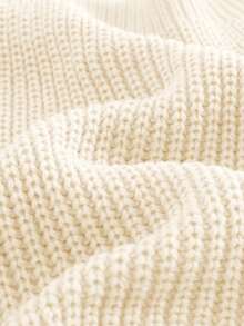 Cozy Pixies Infant Casual Pullover Crew Neck Long Sleeve Sweater - Apricot - View 5