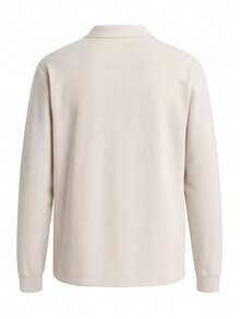Fred Perry Men's Skin-Friendly Versatile Comfortable Office Commuting Travel Beige M6006-R96 - Ecru - View 2