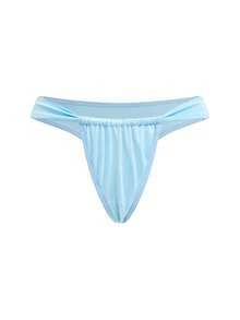 Lowkey Lull Încrețit, Încrețit, Casual, Sexy, Confortabil zilnic, Plajă, Ținută de club, Petrecere, Bar, Festival de muzică Chiloți tanga EasyComfort pentru femei