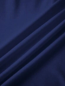 Manfinity Homme 男士休闲基础款印花圆领长袖T恤 蓝色男士上衣 男士休闲服 男士长袖T恤 男士宝蓝色衬衫 男士蓝色卫衣 - 紫丁香色 - 查看 3