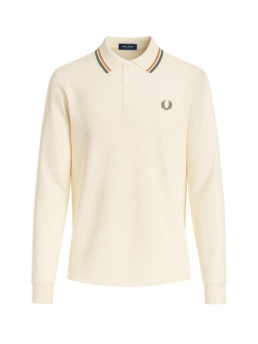 Fred Perry Men's Easy To Match Moisture-Wicking Breathable Daily School Business Casual Beige M3636-U37 - 彩色 - 查看 1