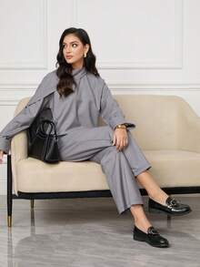 Sleekvia 女士软底乐福鞋，英伦风格皮鞋，百搭优雅平底鞋 - 黑色 - 查看 10