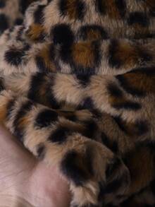 SHEIN 1 件青少年女孩休闲棉服外套，中长款，百搭秋冬