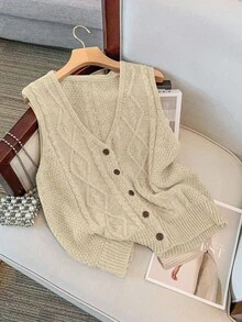 Franclia 复古花卉印花多层灰色衬衫，秋冬 - 杏色 - 查看 6