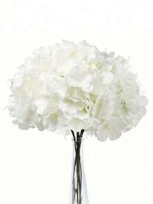 45Pcs White Hydrangea Flowers Artificial Flowers Heads Bouquet, Faux Hydrangea Flowers, Artificial Full Flowers Heads With Stems For Wedding Centerpieces, Home, Garden, Baby Shower, Party Supply, Garland Decor, Bridal Holding Bouquet Decor, DIY Wreath Xmas Tree Decorations, Thanksgiving Halloween Christmas Decor, Arch Background Decoration, DIY Flower Arrangements, For Women Girls Gift - White - View 9